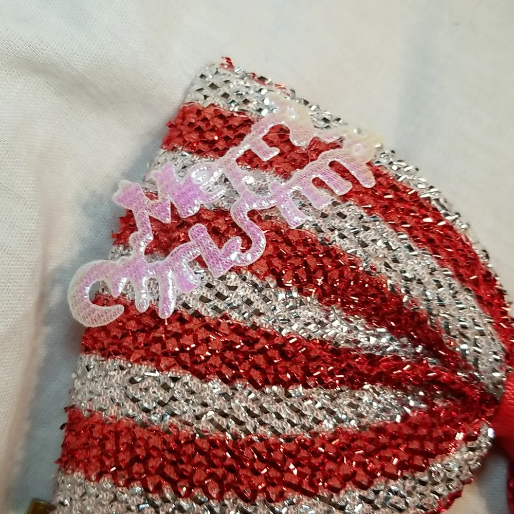 COPY - HOLIDAY BLING HAIR CLIP BOW SET OF 3...MATCH TO EVERY OUTFIT